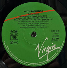 画像をギャラリービューアに読み込む, KEITH RICHARDS / Talk Is Cheap (Virgin – 209 265, LP)
