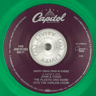 JOHN & YOKO & The Plastic Ono Band / Happy Xmas (War Is Over) ( Green Vinyl, 7inch)