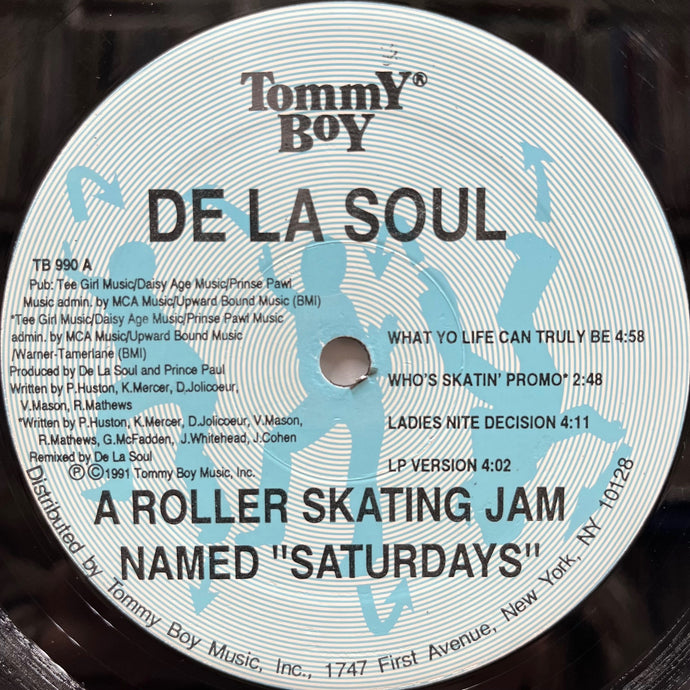 DE LA SOUL / A Roller Skating Jam Named”Saturdays” (Reissue
