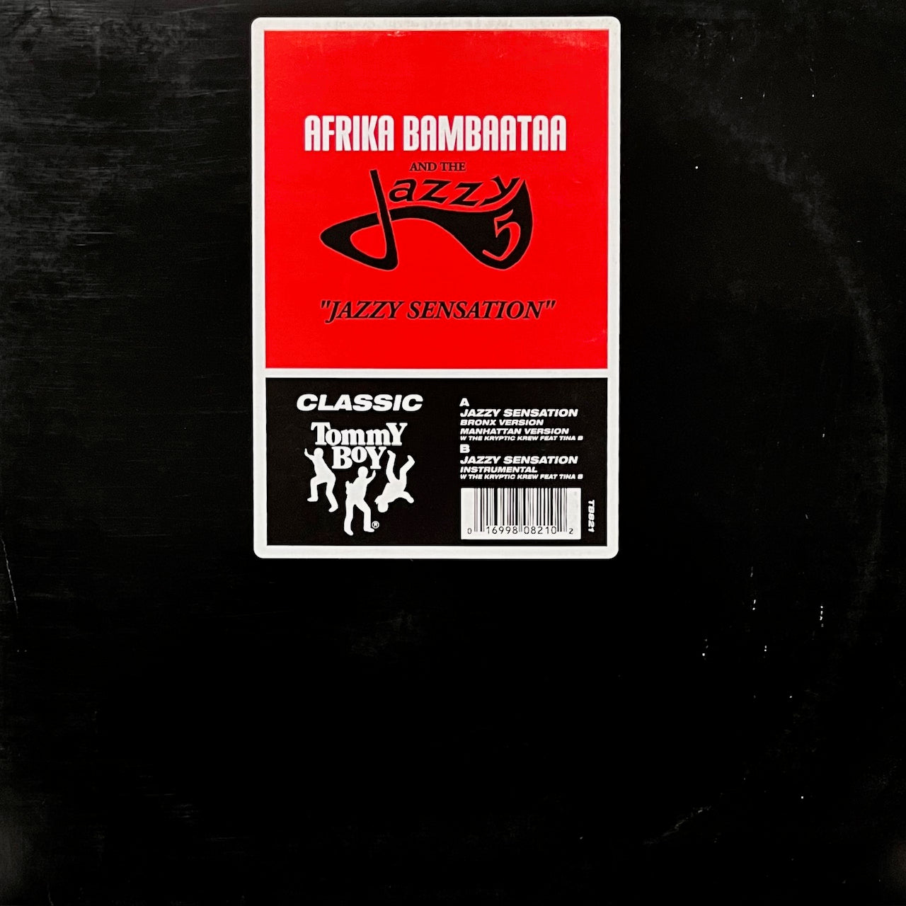 AFRIKA BAMBAATAA & THE JAZZY 5 / Jazzy Sensation (Reissue, 12inch