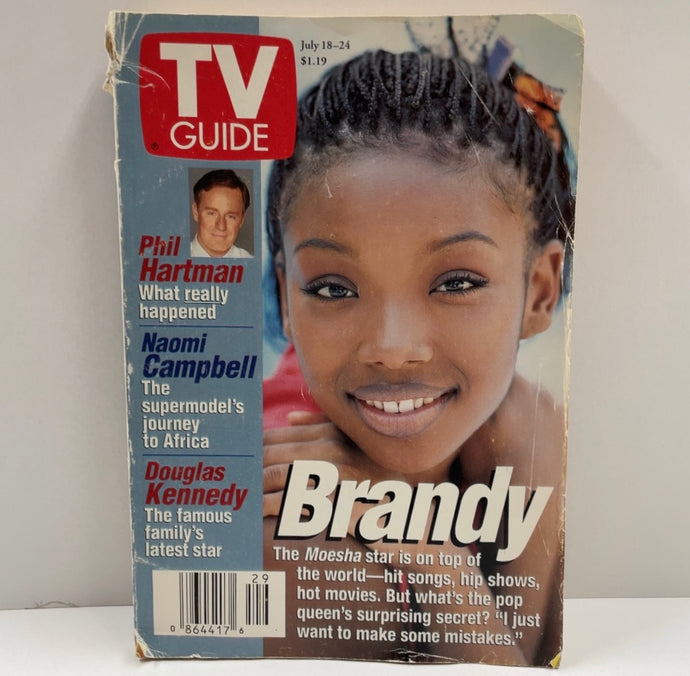 TV GUIDE / July 18-24 1998 / Brandy, Naomi Campbell (Book)