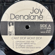 JOY DENALANE / Can't Stop Won't Stop (JD-09, 12inch)