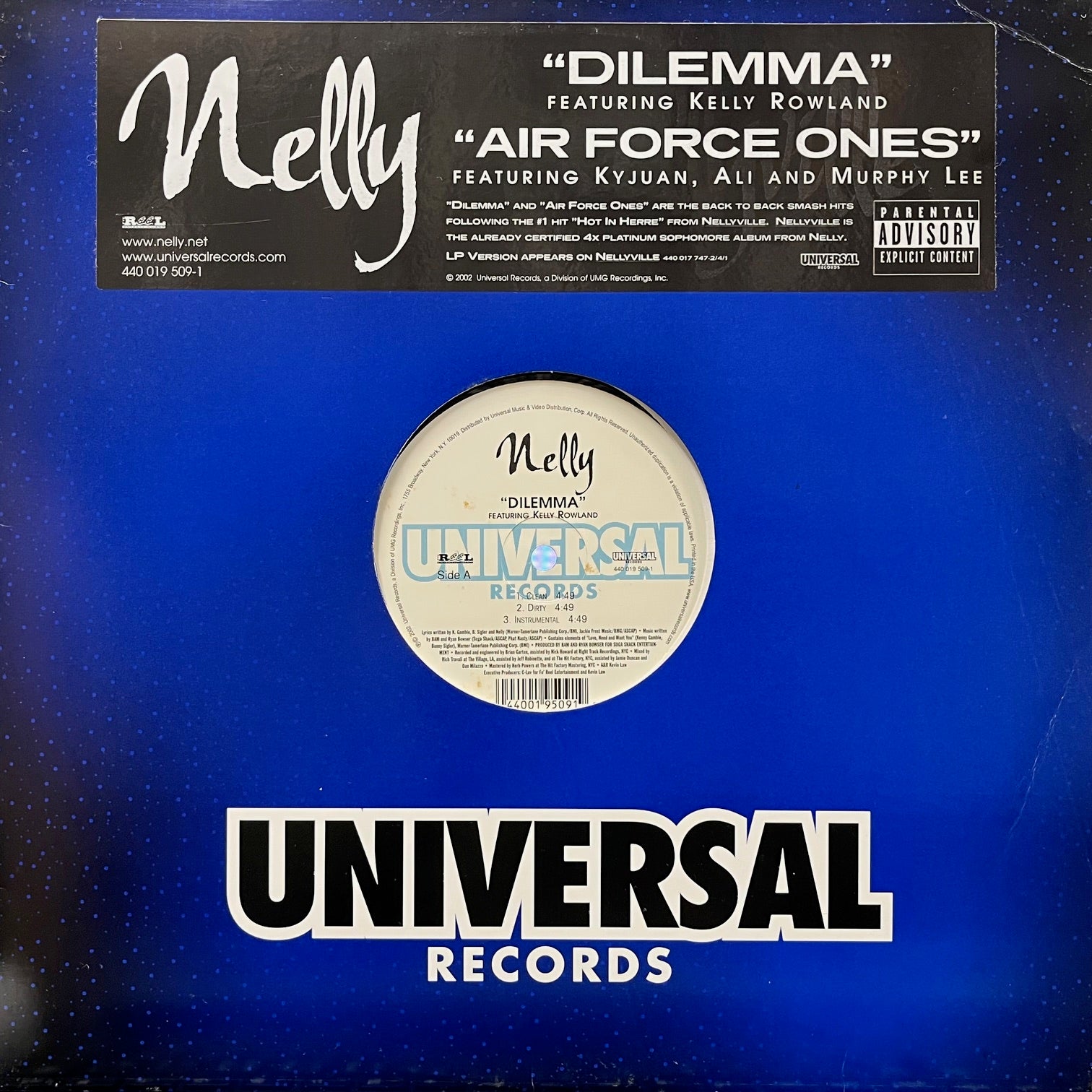 NELLY / Dilemma (440 019 509-1, 12inch) – TICRO MARKET