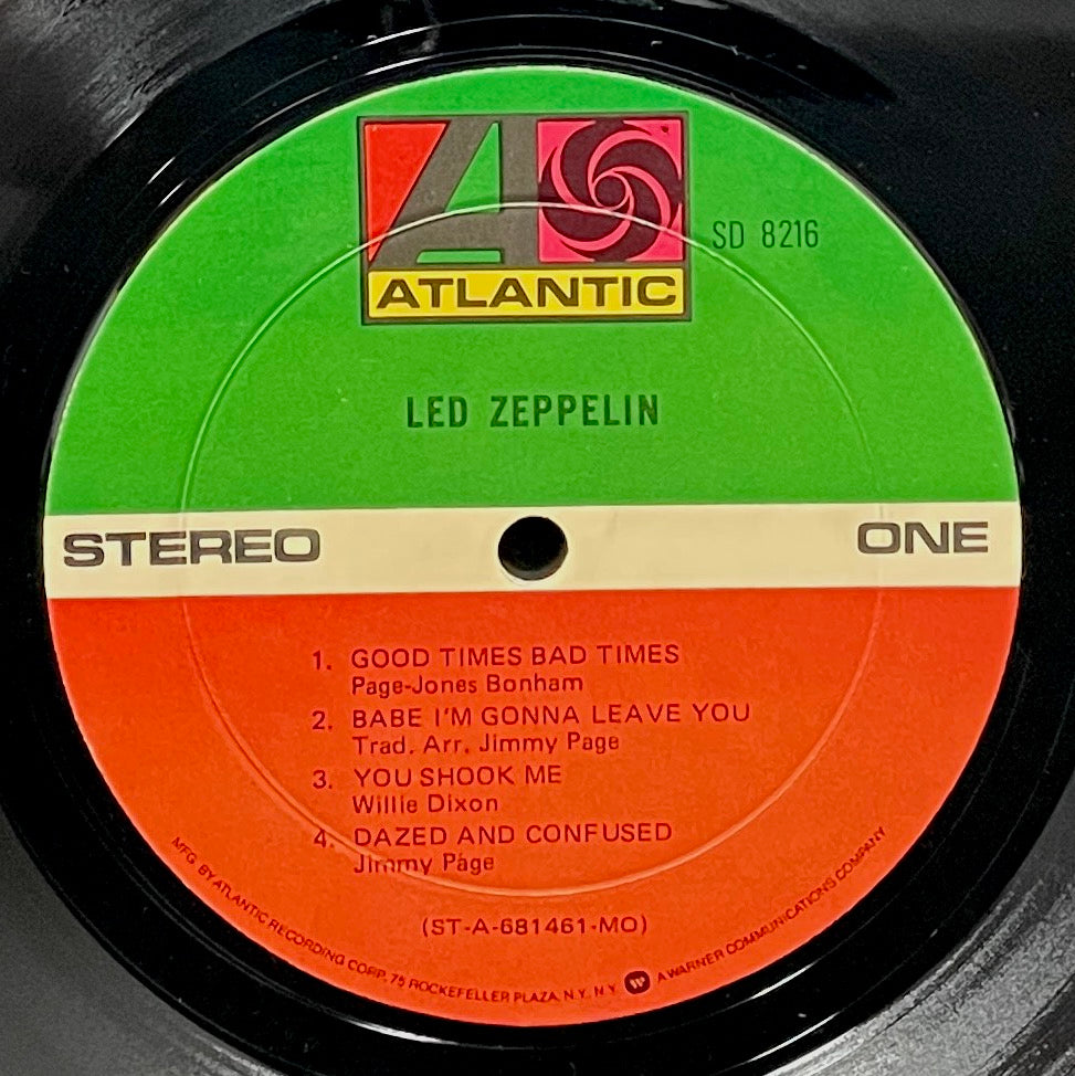 DENIMS アナログレコード LP LED ZEPPELIN / Led Zeppelin (1) Atlantic – SD 8216 LP – TICRO MARKET