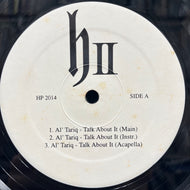 DJ HONDA / Talk About It / Team Players (HP 2014, 12inch)