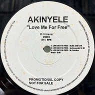AKINYELE / Love Me For Free (ZP-17213-1, 12inch)