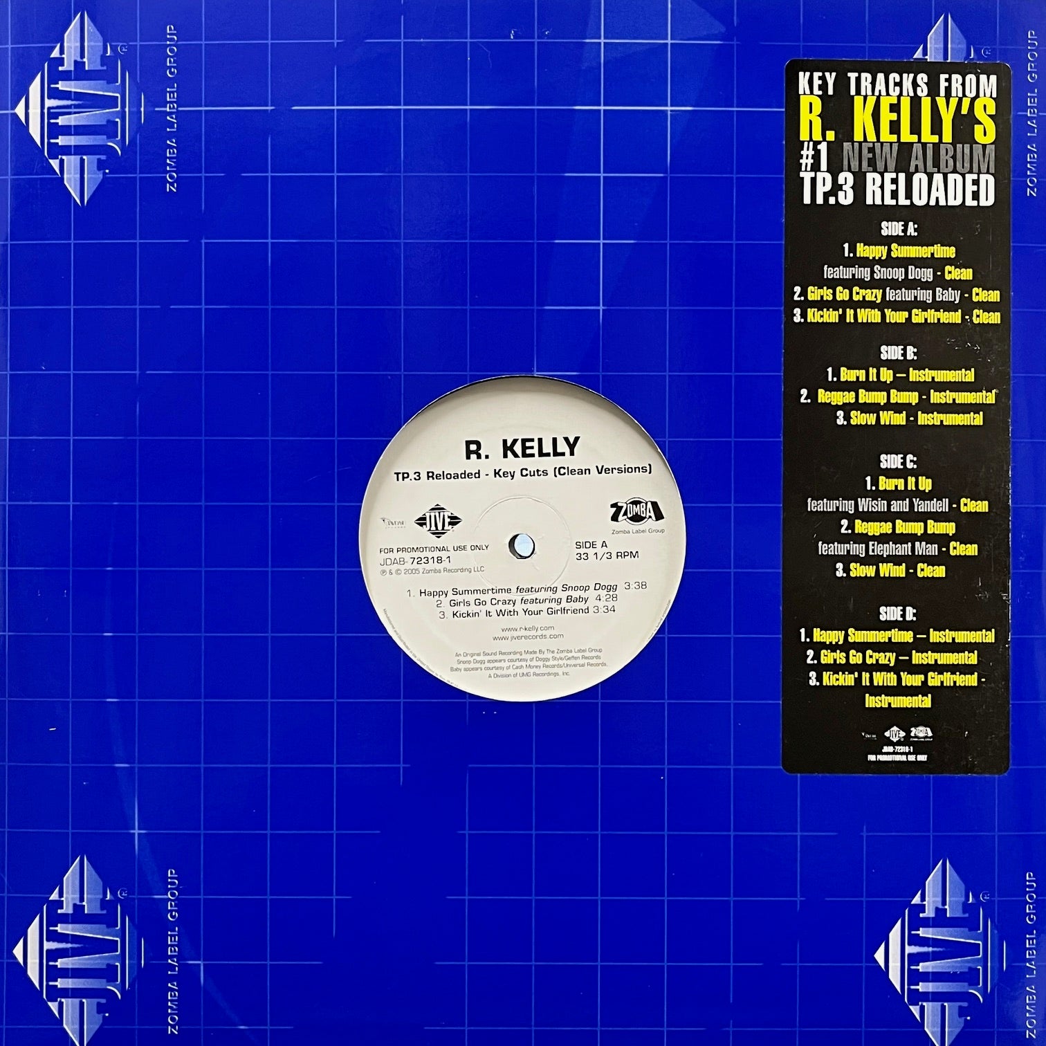 R. KELLY / TP.3 Reloaded - Key Cuts (JDAB-72318-1, 2LP) Promo – TICRO ...