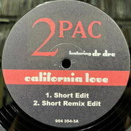 2PAC Featuring Dr. Dre / California Love (Reissue, 12inch)