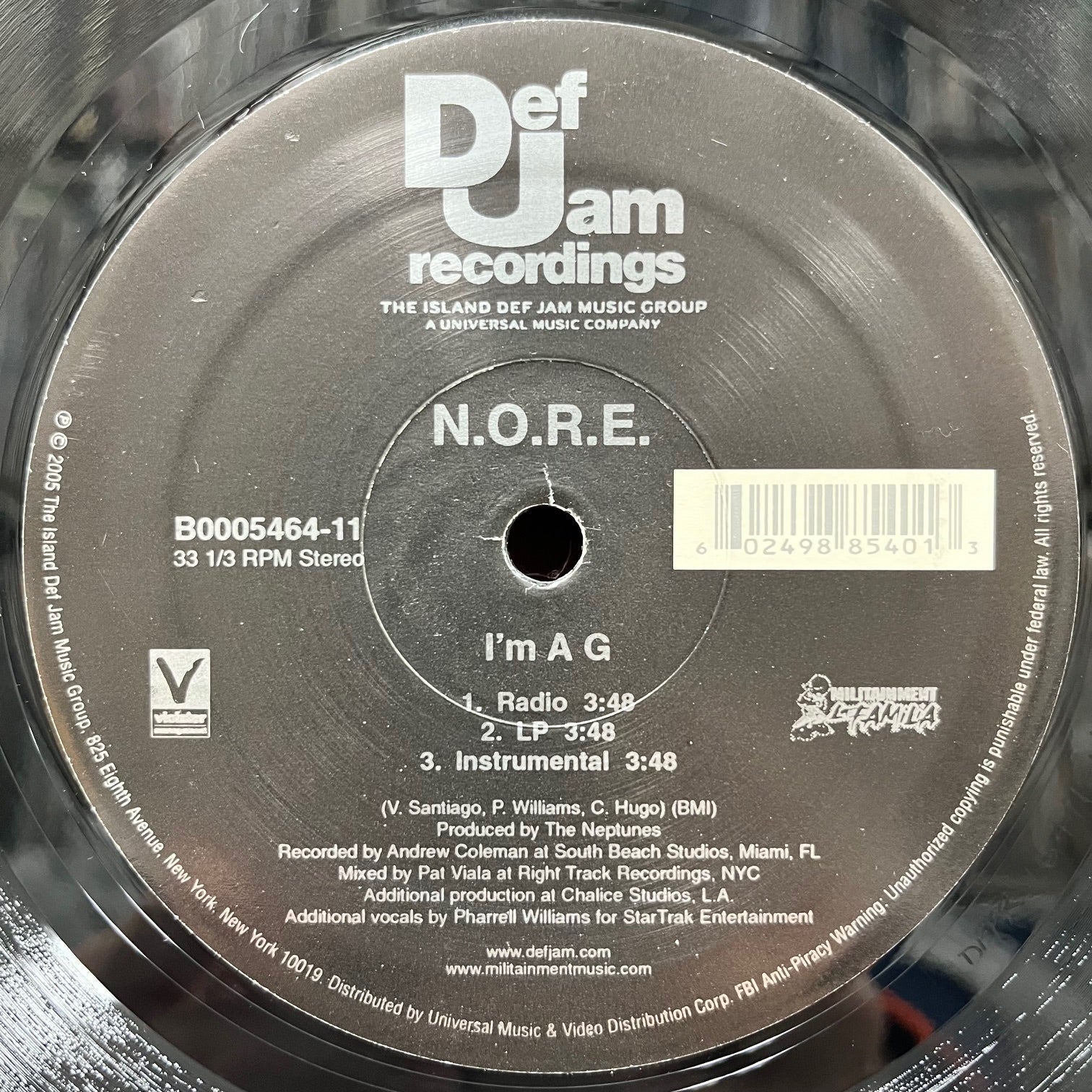 N.O.R.E. / I'm A G (B0005464-11, 12inch) – TICRO MARKET