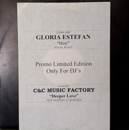 Gloria Estefan- Clivilles & Cole / Hoy (Remixes) / A Deeper Love (Remixes)(57080E, 12inch)