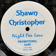 SHAWN CHRISTOPHER / Night For Love (Rama Records– RR-595, 12inch)