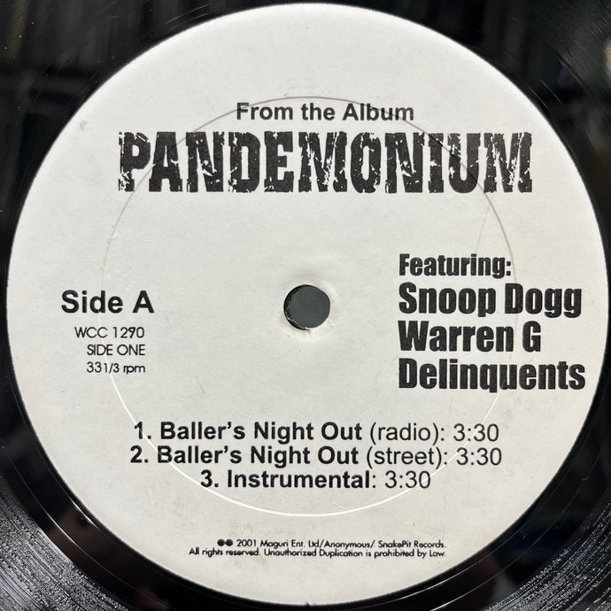 Snoop Dogg - Instrumentals 激レア Snoop Dogg - Instrumentals 激レア