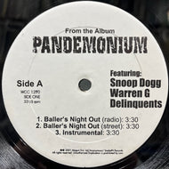 SNOOP DOGGY / Baller's Night Out / Rider's Ride (WCC 1290, 12inch)