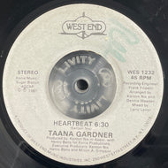 TAANA GARDNER / Heartbeat ( West End Records – WES-1232, 7inch )