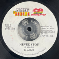 CHEVELLE FRANKLIN -  Pam Hall ‎/ Real Love / Never Stop ( Steely & Clevie , 7inch)