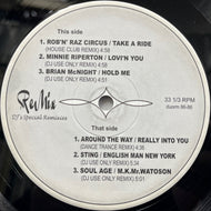 V.A. (ROB 'N' RAZ CIRCUS,  MINNIE RIPERTON) / DJ' & Special Remixies (duorm 86-86, 12inch)