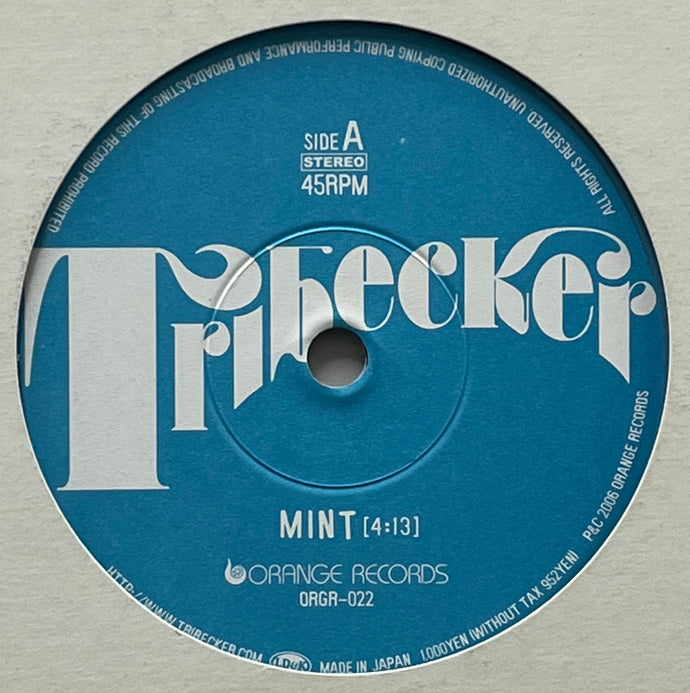 TRIBECKER / Mint / 青にうたれて (ORGR-022, 7inch) – TICRO MARKET