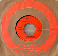 RASPBERRIES / Ecstacy / Don't Want To Say Goodbye ( Capitol Records – 3826, 7inch)