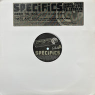 SPECIFICS / Under The Hood / That's Just Gold (LPVS-001, 12inch)