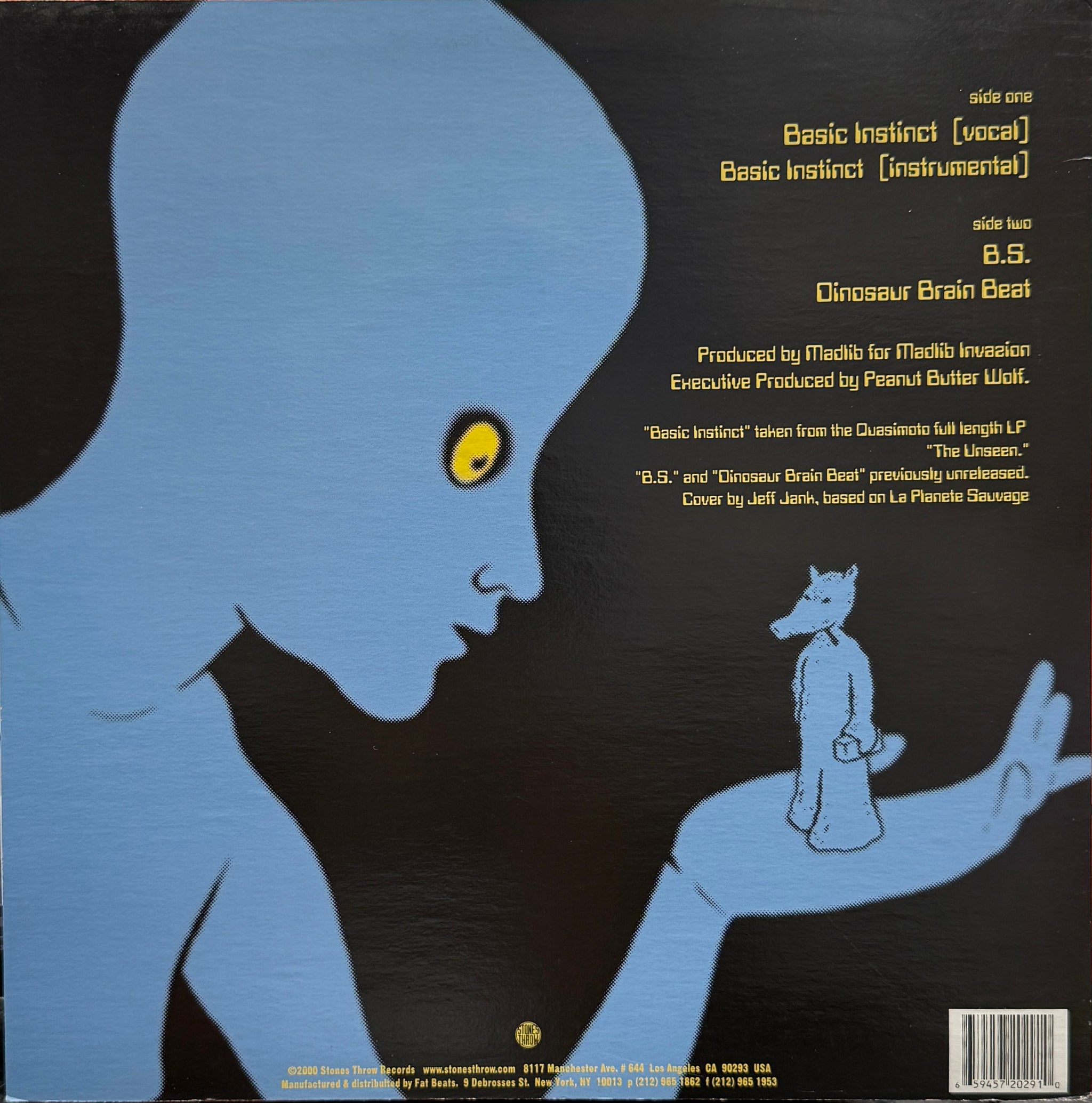 QUASIMOTO / Basic Instinct ( Stones Throw Records – STH2029