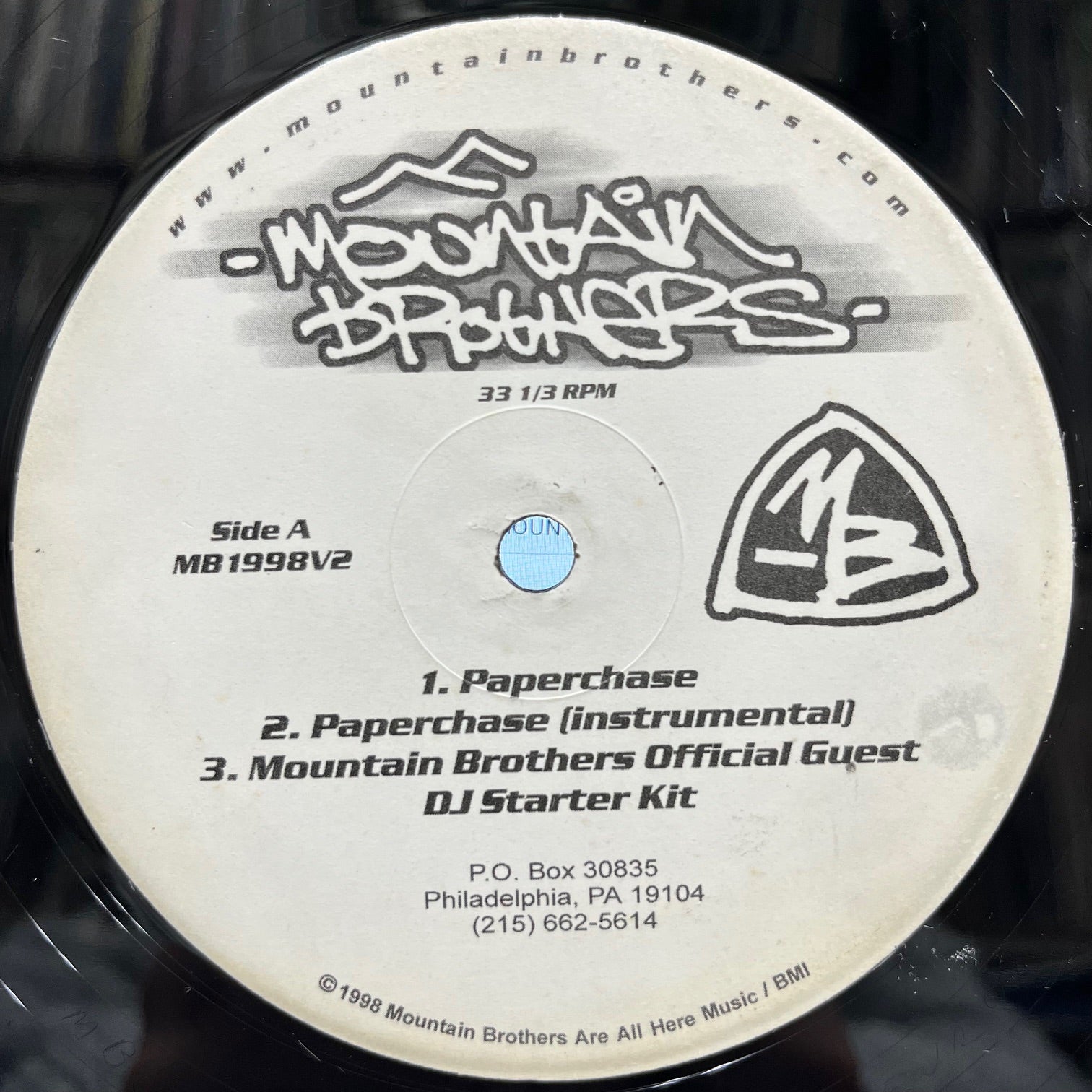 MOUNTAIN BROTHERS / Paperchase / 5 Elements (MB 1998V2, 12inch