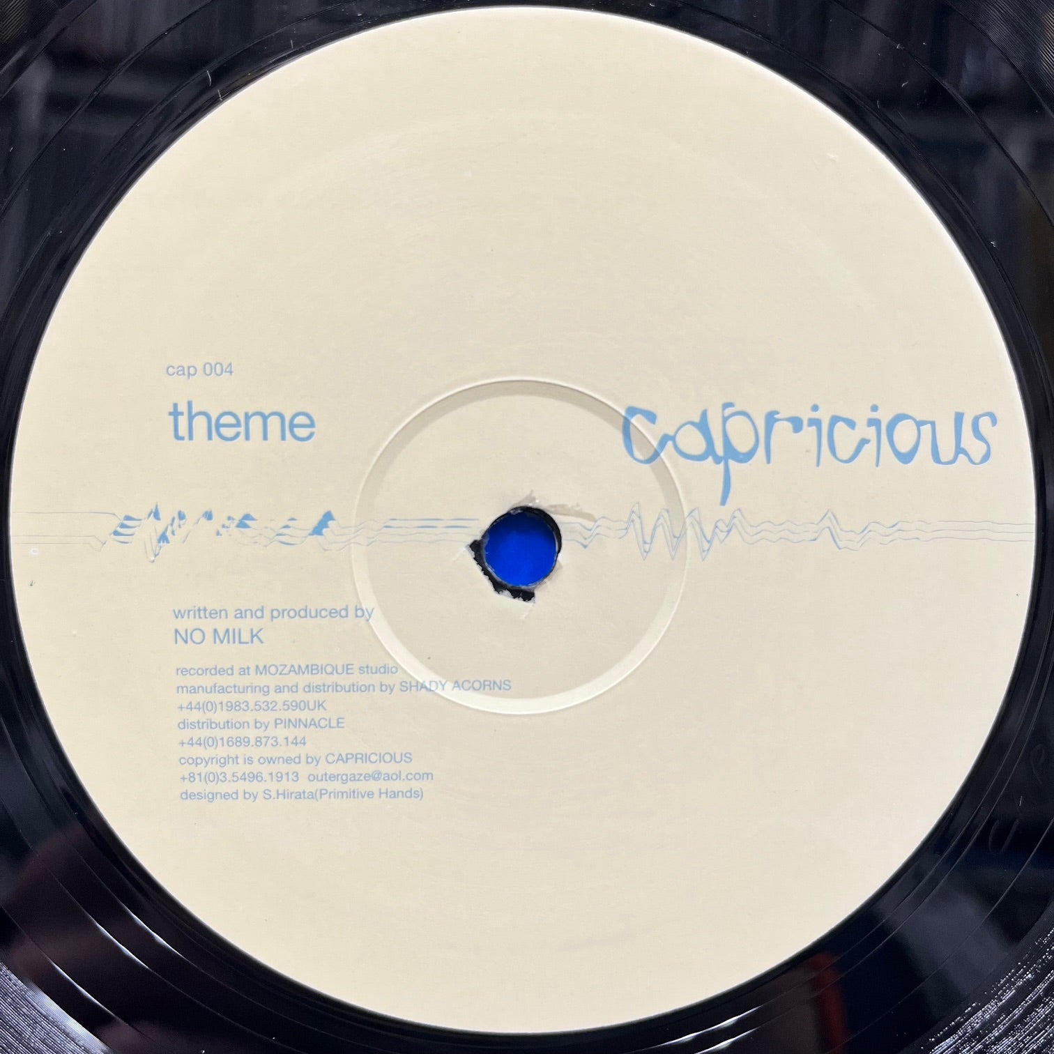 No Milk / Theme (cap 004, 12inch) – TICRO MARKET