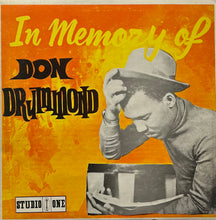 画像をギャラリービューアに読み込む, DON DRUMMOND / In Memory Of Don Drummond (Studio One – CSL - 8021, LP)
