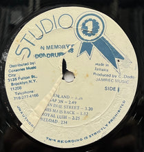 画像をギャラリービューアに読み込む, DON DRUMMOND / In Memory Of Don Drummond (Studio One – CSL - 8021, LP)
