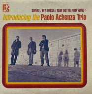 PAOLO ACHENZA TRIO / Introducing The Paolo Achenza Trio (Right Tempo – RTX 201, 12inch)