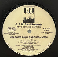 C.F.M. BAND / Welcome Back Brother James (Rey-D Records – RD 1950, 12inch)