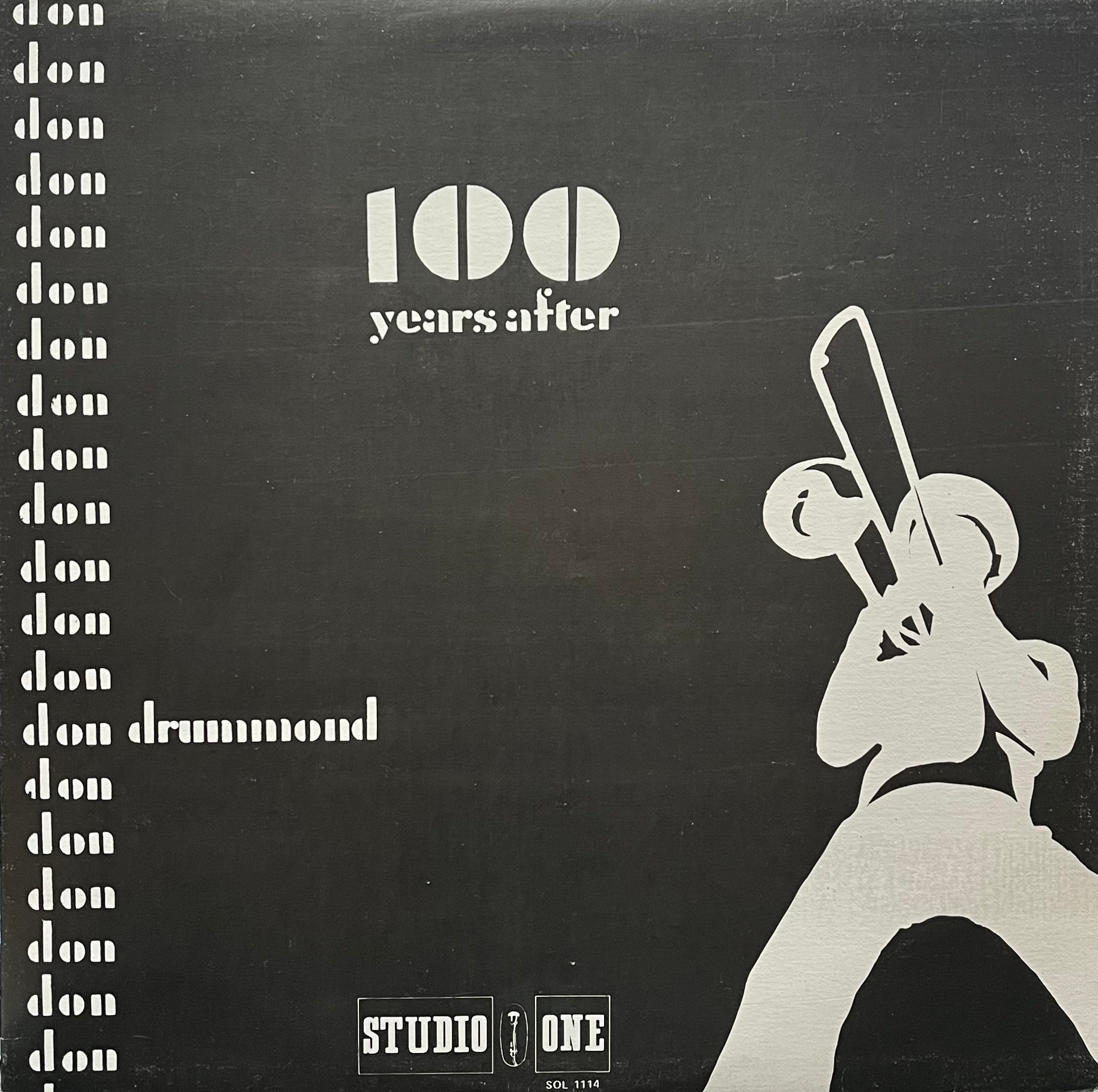 ジャマイカLP Don Drummond 100 Years After SOL1114 Studio One /00260 DON DRUMMOND / 100 Years After LP (Studio One – SOL 1114, LP