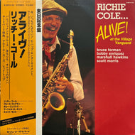 RICHIE COLE / Alive! At The Village Vanguard (Seven Seas – K26P 6150, LP)