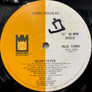 CAROL DOUGLAS / Night Fever (MCA-13905, 12inch)