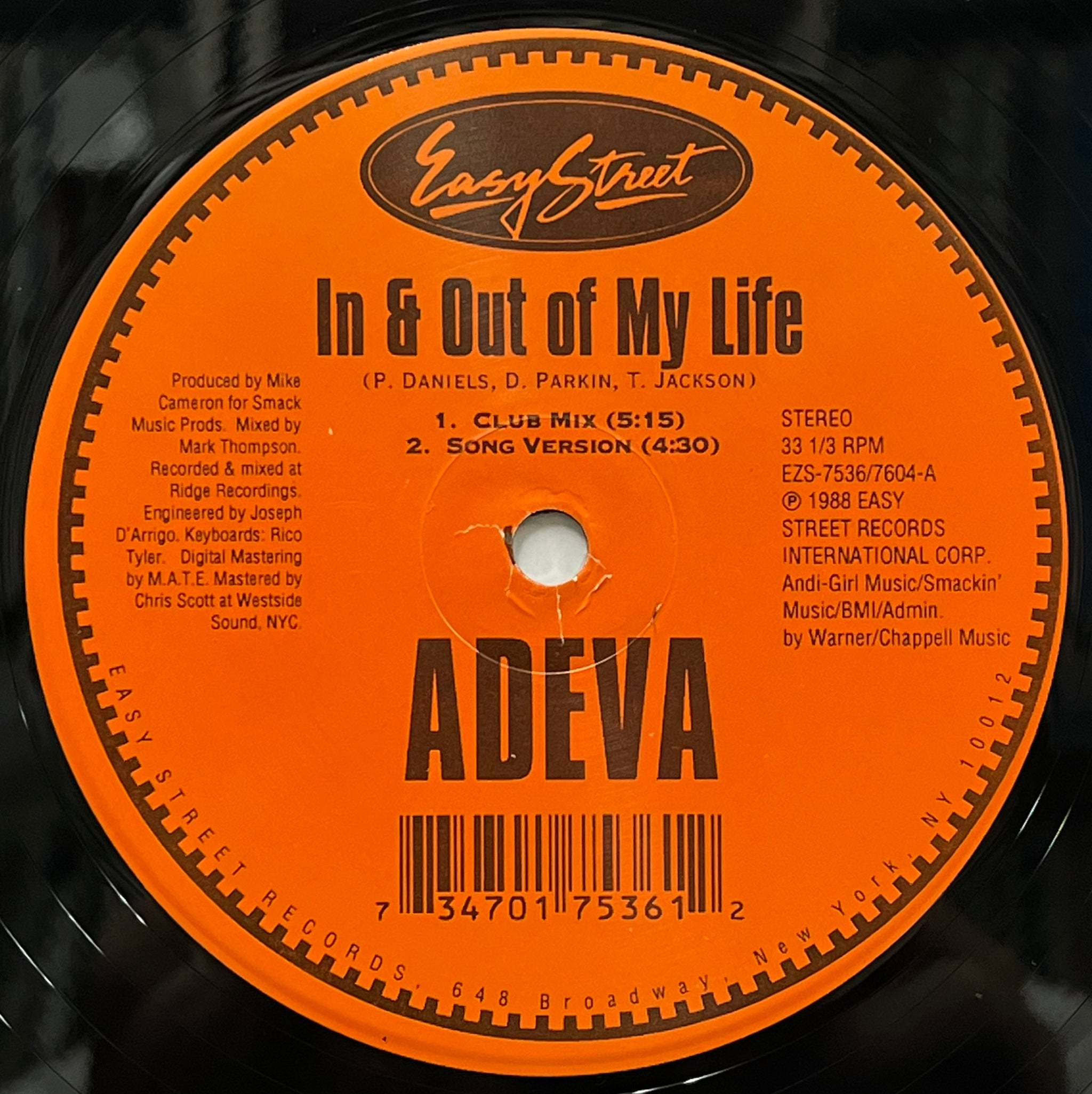 シールド　ADEVA 『IT SHOULD HAVE BEEN ME』 ADEVA / It Should Have Been Me (V-15730) 12inch – TICRO MARKET