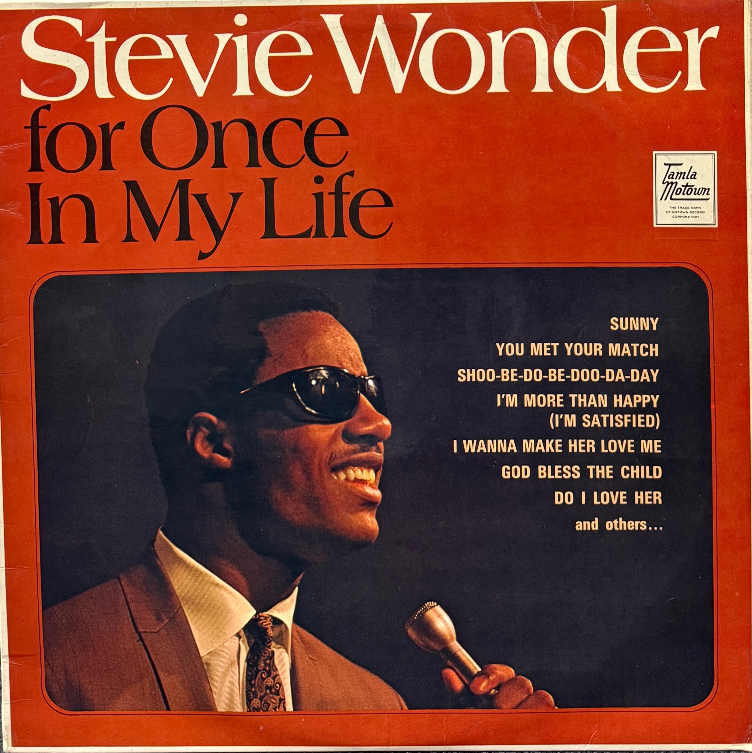 STEVIE WONDER / For Once In My Life ( Tamla Motown – TML 11098, LP