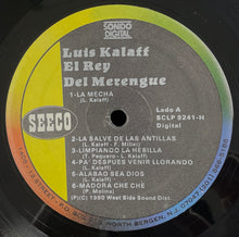 画像をギャラリービューアに読み込む, Luis Kalaff Con Los Alegres Dominicanos / El Rey Del Merengue (Seeco – SCLP 9241, LP)
