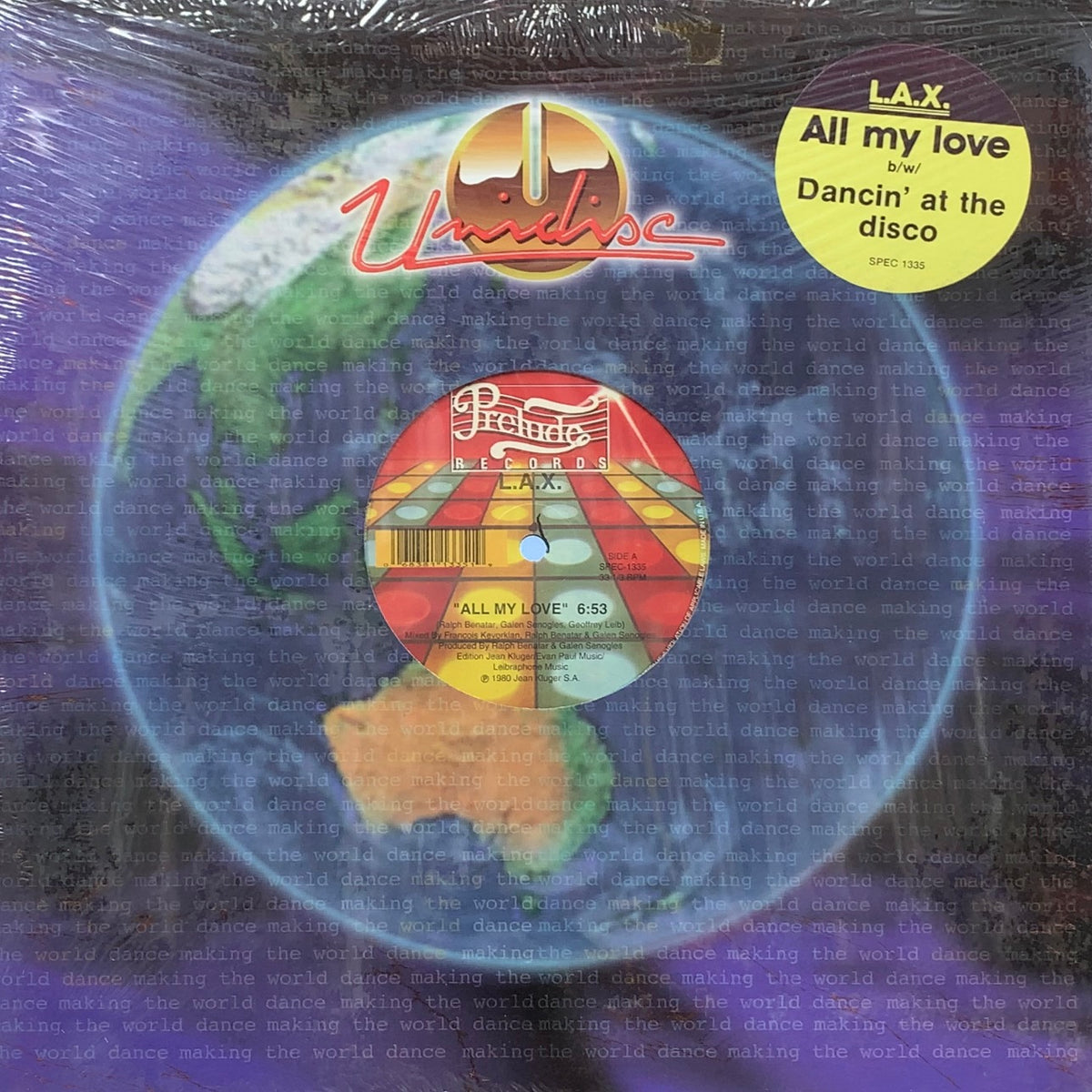 L.A.X. / All My Love / Dancin' At The Disco (SPEC 1335, 12inch