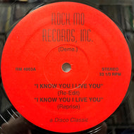 CHAKA KHAN / I Know You I Live You (RM 4003, 12inch)