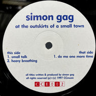SIMON GAG / At The Outskirts Of A Small Town (CCE 002, 12inch)