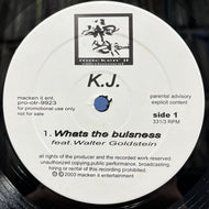 K.J. / Whats The Bulsness (pro-otr-9923, 12inch)