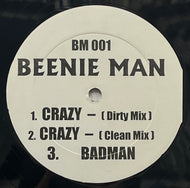 BEENIE MAN / Crazy / Badman (BM001, 12inch)