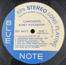 画像をギャラリービューアに読み込む, BOBBY HUTCHERSON / Components (Blue Note – BST 84213, LP)
