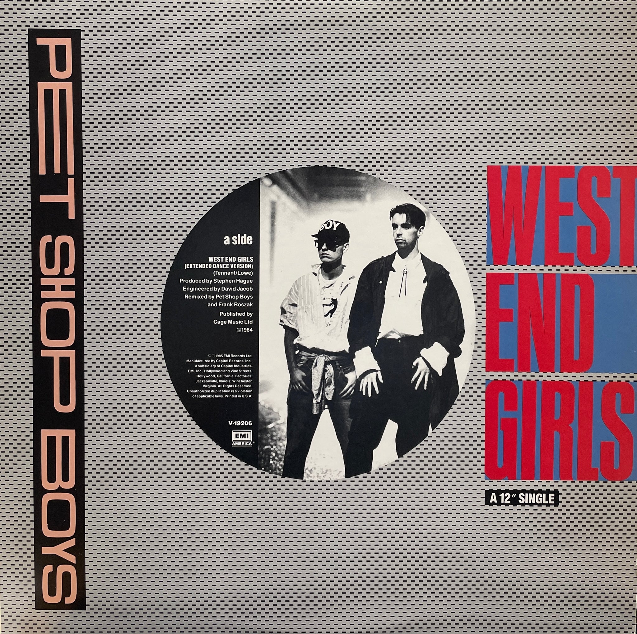 ペット・ショップ・ボーイズ West End Girls 2020年新録 CD ペット
