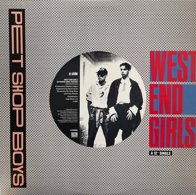 PET SHOP BOYS / West End Girls ( Extended Dance Version) EMI