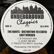 ROOTS / Distortion To Static (Lost Remixes) Reissue, 12inch