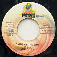 COCOA TEA / Signs Of The Time (Hard Drive, 7inch)