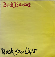 BAD BRAINS / Rock For Light (Abstract Records – ABT 007, LP)