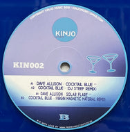 Dave Allison / Cocktail Blue (Kinjo music – KIN002, 12inch) Blue Vinyl