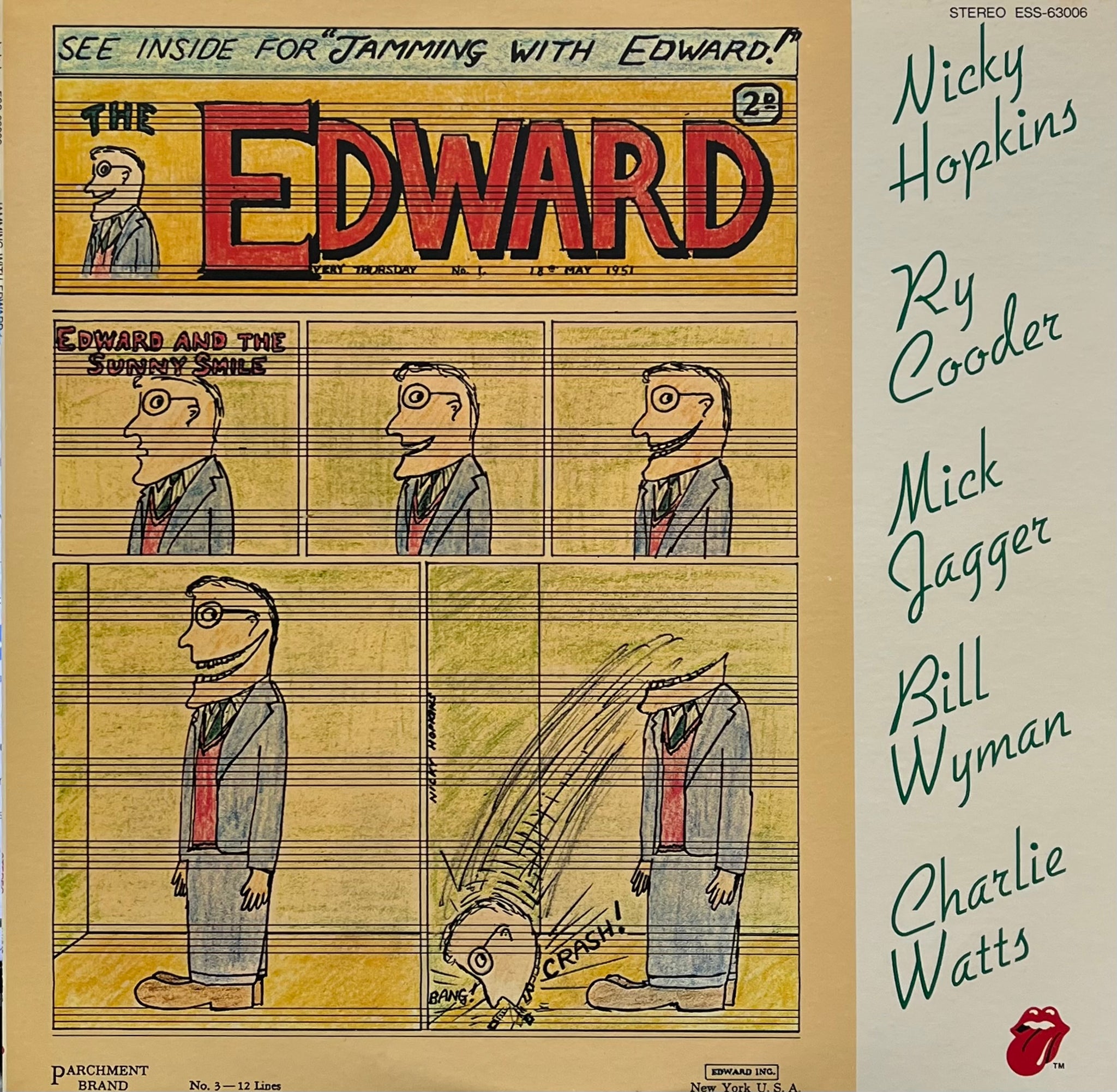 ROLLING STONES, NICKY HOPKINS, RY COODER / Jamming With Edward 