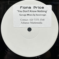 Fiona Prince / You Don't Know Nothing (none, 12inch)
